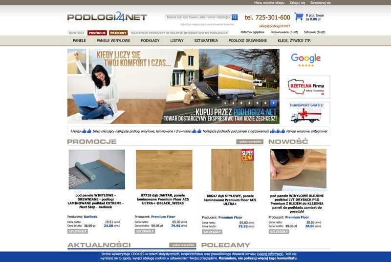 Sklep z panelami podłogowymi - kompletny poradnik montażu krok po kroku